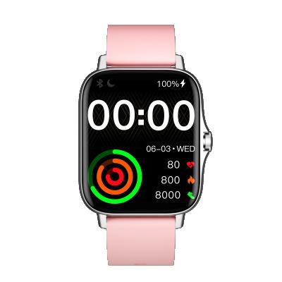 China 2021 New Arrivals 1.69 Touch Screen Large Inch IPS Display IP68 Full Touch Smart Watch With Eco-friendly Watch Band for sale