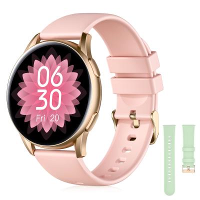 China Customizable Latest Touch Screen Round Dial Blood Oxygen Monitor Sports Fitness Tracker 1.32 Inch HD Smart Watch for sale