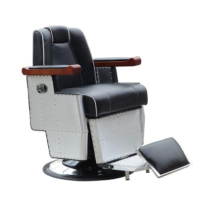 China Wholesale Modern Antique Classic Heavy Duty Barber Chairs Barber Chairclassic Black for sale