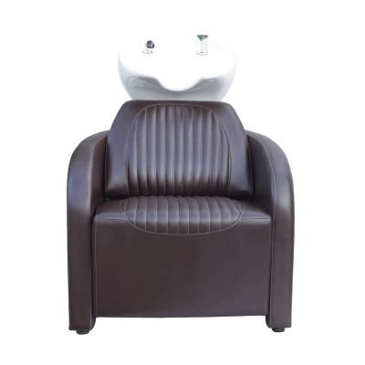 China Hair Washing Beauty Salon Shampoo Chair Classic Comfortable Modern Reclining Reclining Unit for sale