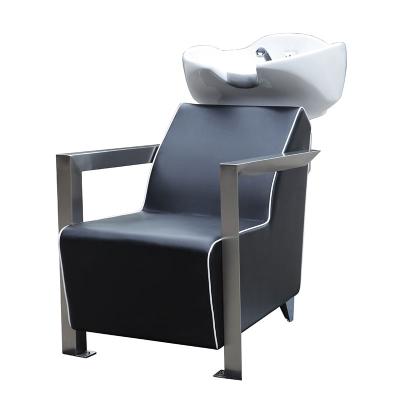 China Wholesale Price PU Wash Classic Shampoo Unit Leather Wash Shampoo Chair Bed for sale