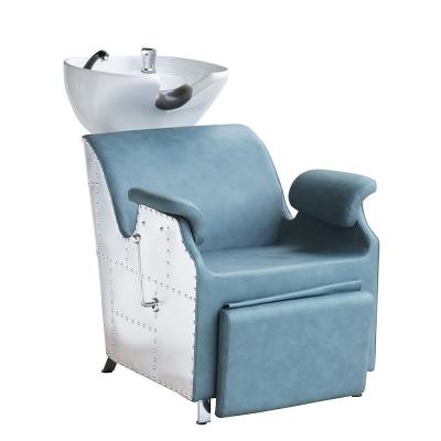 China Classic New Design Comfortable Luxury Fix Salon Beauty Shampoo Bed Chair Wash Women for sale