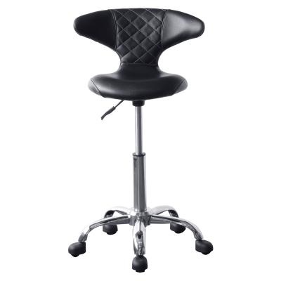 China Classic Latest Fashion Salon Stools Fashionable Style Haircut Sneaks Saddle Stool Chair for sale