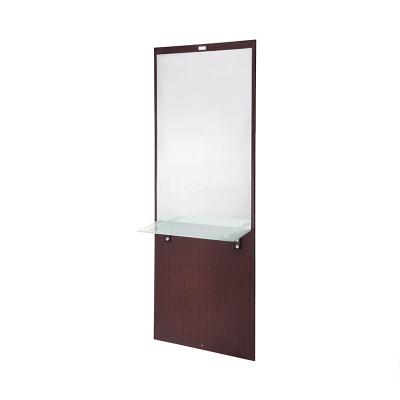 China Modern Beauty Salon Mirror Custom Design Barber Unit Stations Furniture Mirror for sale