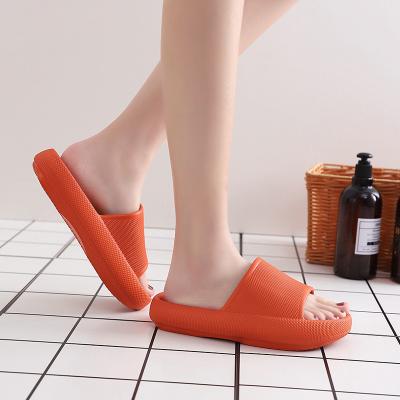 China 2022 Cushioning Indoor Bathroom Slippers Couples Sandal Slippers Summer Hot Female Single Thick Non-slip Bottom Non-Slip Home Shoes Air Freshener for sale