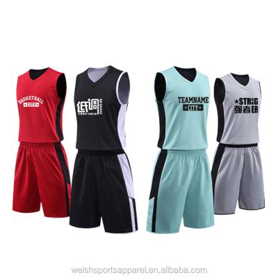 China Latest Breathable USA Basketball Singlet Sets, Custom Sublimated Printed Mens Basketball Singlets for sale