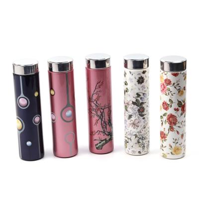 China Sustainable Custom Thermo Stainless Steel Drinkware Bottle With Flat Lid for sale