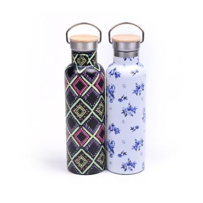 China Sustainable Custom Double Wall Stainless Steel Heat Insulated Water Bottle for sale