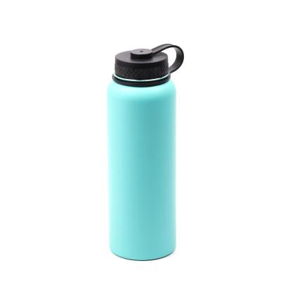 China All Custom Wide Mouth Double Walled Stainless Steel Vacuum Insulated Travel Bottle for sale