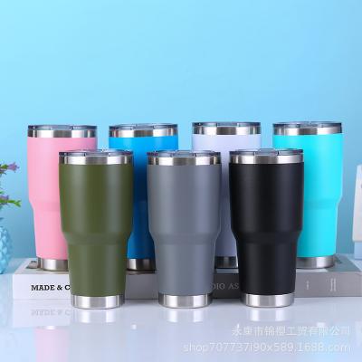 China Sustainable 30oz Stainless Steel Cup Designer Double Tumbler Vacuum Thermal Tumbler for sale