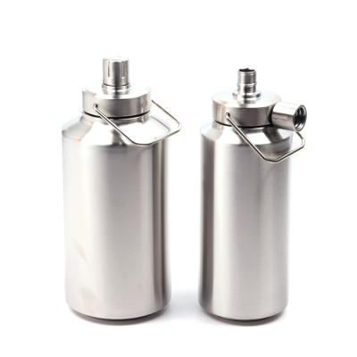 China Viable Custom Wholesale Custom Style Flip Keg Double Wall Vacuum Insulated SS Stainless Steel 32oz 64oz Mini Beer Shaker With Lid for sale