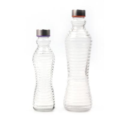 China Custom Personalized Custom Beverage Sport Glass Water Bottle for sale