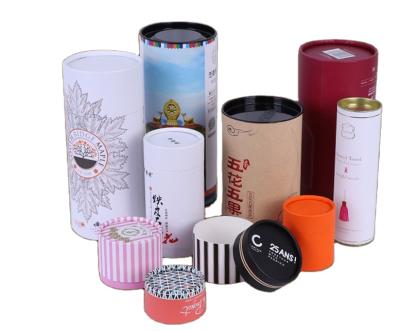 China Recycled Materials Custom Design Bottle Paper Tube Packaging Craft Newspapers Distribution Tour 100% Recycled Paper Tube Packaging for sale