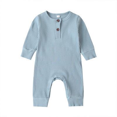 China Wholesale Spandex/Cotton Baby Rompers Newborn Infant Girls Boys Jumpsuit Outfits Clothes Spring And Autumn Jumpsuit Quantity Cotton Blend for sale