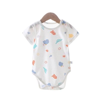 China 100% Cotton Baby Sack Fass Summer Skin - Moisture Friendly - Permeable Non-Fluorescent Agent Added Newborn Cotton Suit Rising Jumpsuit for sale