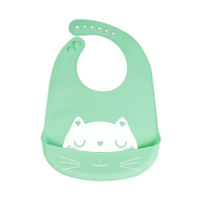 China Hot Selling Classics Amazon Pocket Bandana Drool Silicon Baby Waterproof Bib For Girl And Boy for sale