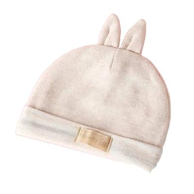 China Casual baby hat 0-6 months baby hat fetal spring cotton and winter style soft cartoon knitted new children's hat for sale