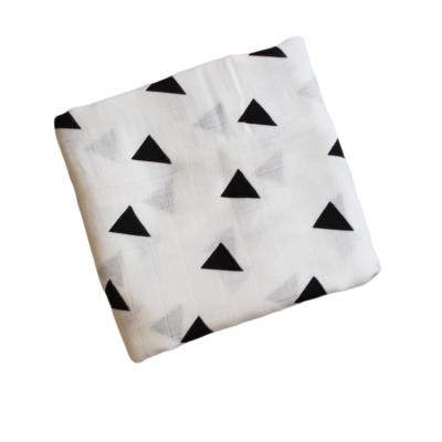 China China factory wholesale organic cotton soft anti-pilling muslin wrap blanket for sale