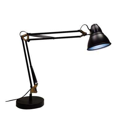 China Modern Adjustable Swing Arm Lamp Desk Study Lamp Hotel Room Folding Table Lamp for sale