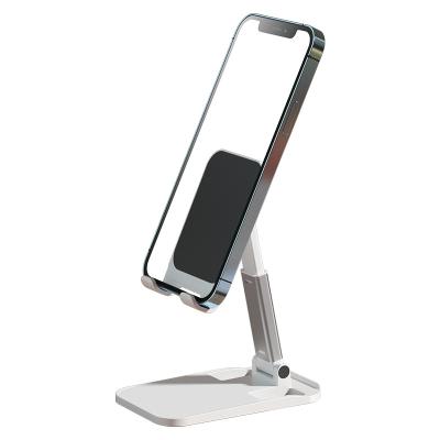 China Adjustable Adjustable Mobile Phone Stand, Foldable Tablet Stand Desk All Aluminum Alloy+silicone Portable Phone Stand for sale