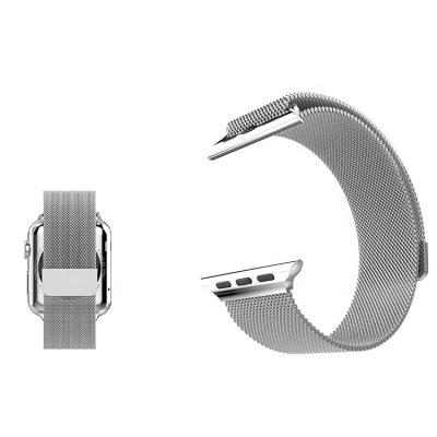 China Magnetic Stainless Steel Apple Watch Band Strap For I Watch Series 6 5 4 3 2 1 Milanese Metal Apple Watch Band for sale