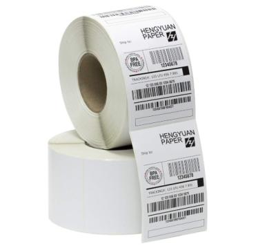 China 4 x 6 Waterproof Direct Thermal Mailing Labels with Perforations/Adhesive/Permanent White Postal Labels for Thermal Printer for sale