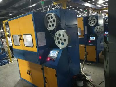 China High Speed Cable Taping Machine excentrische en tangentiële type niet-metalen banden op draad Te koop