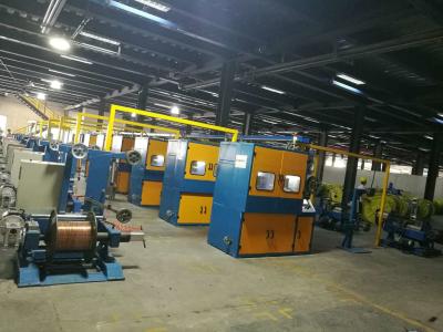 China Cord Copper Cable Twisting Machine PLC Computergestuurd Te koop