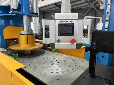 China Automatische wikkelmachines en kabelverpakkingsmachines met automatische stapelrobot voor kabel spoel Te koop