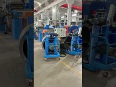 90 + 45 cable extrusion line PVC, XLPE, LSZH, PE