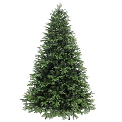 China Pre-Bed Durable Instant PVC Artificial Green Hung Christmas Tree With LED for sale