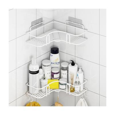 China Factory Wholesale Modern Bathroom Shelf Self Adhesive Wall Mounted Bathroom Shelf for sale