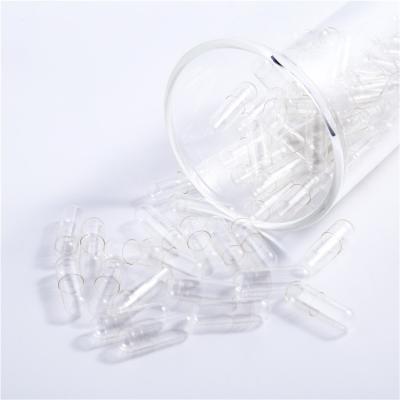 China Powder packaging size 0 clear empty capsules preservative free wholesale price veggie veggie hypromellose for sale