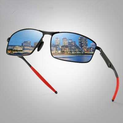 China 2022 Outdoor Metal Polarized Photochromic Sunglasses 2922 Fashion Men's Training Square Sun Glasses for sale