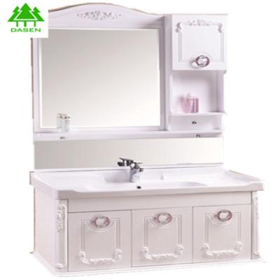 China Fancy High Quality Eco-friendly PVC Bathroom Vanity Cabinet for sale