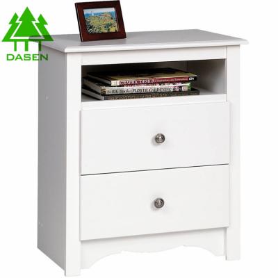 China Modern Storage Drawer Veneer Home Bed Side Table for sale