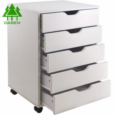 China Wholesale Modern Foldable 5 Drawer Cabinet Chest for sale