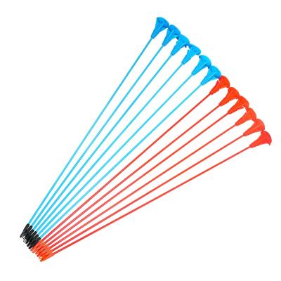 China High Safety Multi Colors Fiberglass Material Toy Archery Kids Solid Sucker Shooting Arrow for sale