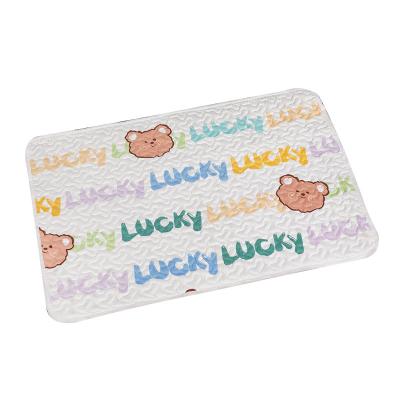 China Cotton Soft Skin Breathable Four Season Dog Sleeping Mat Cartoon Pet Friendly Hot Selling Universal Mat for sale