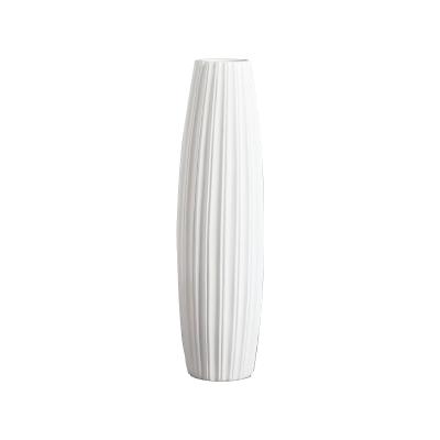 China Europe Style Hotels Large Porcelain Floor Fancy Ceramic Flower Vase White Outdoor Handmade Large Garden Large For Pampas for sale