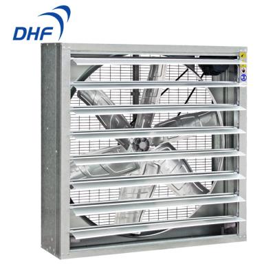 China Aluminum Alloy Square Blades Greenhouse Box Belt Driven Exhaust Fan For Factory In Guangdong for sale