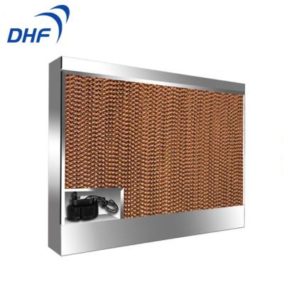 China Truss Wet Wall Panels Fan Evaporative Cooling Pad Stainless Steel Cooling Pad For Greenhouse for sale