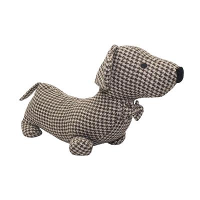 China Modern Animal Dog Door Stopper Fabric Door Stopper Stuffed Sand Door Stopper for sale