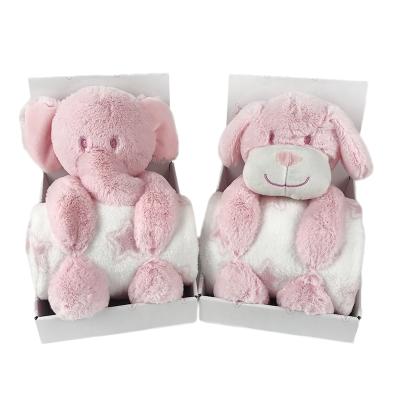 China Kids Toy Gift New Arrival Bear Stuffed Animal Toy Hugs Baby Using Blanket for sale