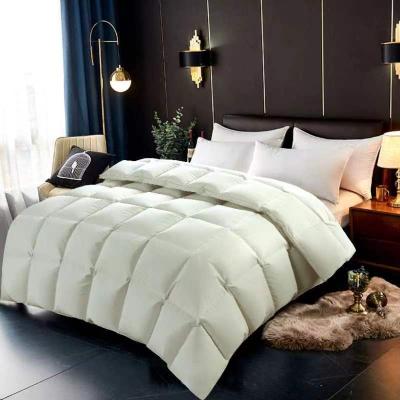 China Down Duck Down White Feather Comforter Factory Direct Supplier Luxury Goose Down Insert 100% Set Hotel Comforters Queen King Duck Down Quilt for sale