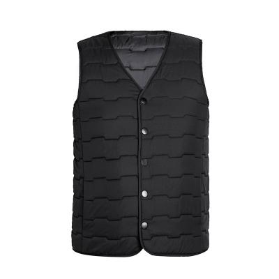 China Factory Wholesale Good Quality Solid Color Solid Color Business Winter Men's Sleeveless Green Sweater Vest Wholesale Wool Windproof Factory for sale