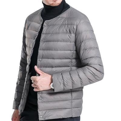 China New Plus Size Brand Men's Fashion Autumn Winter Light Down Jacket Men's Ultra-thin Light Large Youth Slim Coat Down Jackets for sale