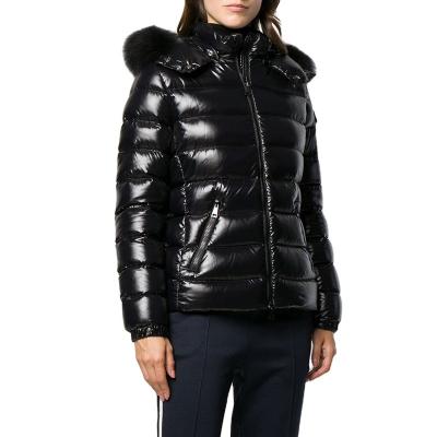 China Women Winter Windproof Black Down Jacket Fashion New Fur Parkas Warm Jackets Large For Women Winter Down Jacket Women Warm Coat Plus Size for sale