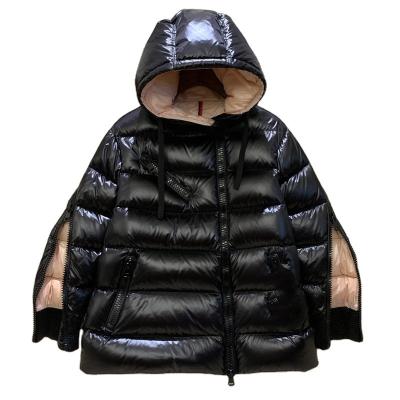 China Women's Winter Waterproof Down Jacket 90% Duck Down Loose Hooded Coats White Warm Outwear Lady Casual High Quality Windproof Parka Brand for sale