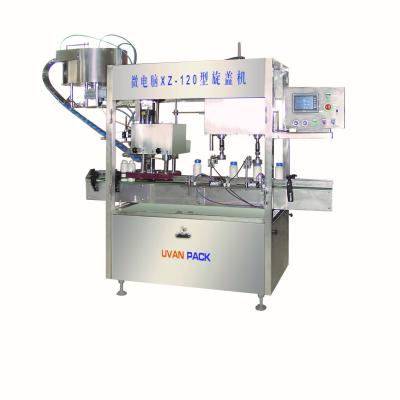 China XZ-120 Design Chemical Flexible Automatic Hand Wash Bottle Capping Machine for sale